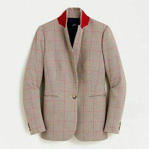 J.CREW Parke Blazer in Rose Plaid